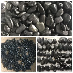 High Polished Black Pebbles