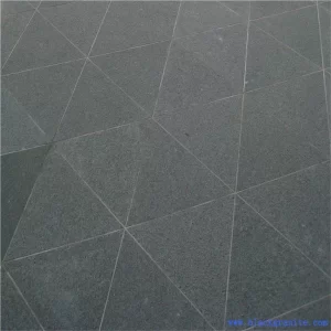 Honed Black Granite Floor Tile