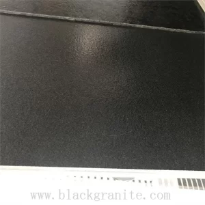 Leathered Absolute Black Granite and Black Pearl