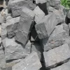 Natural Black Granite Paving Cobble Stones For Garden