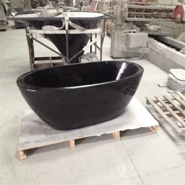 Natural Black Stone Soaking Tubs