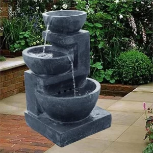 Outdoor Black Granite Water Fountain