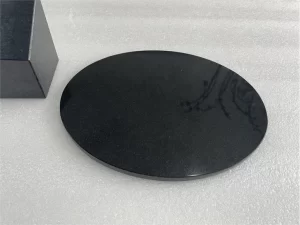 Oval Black Granite Memorial Plaques