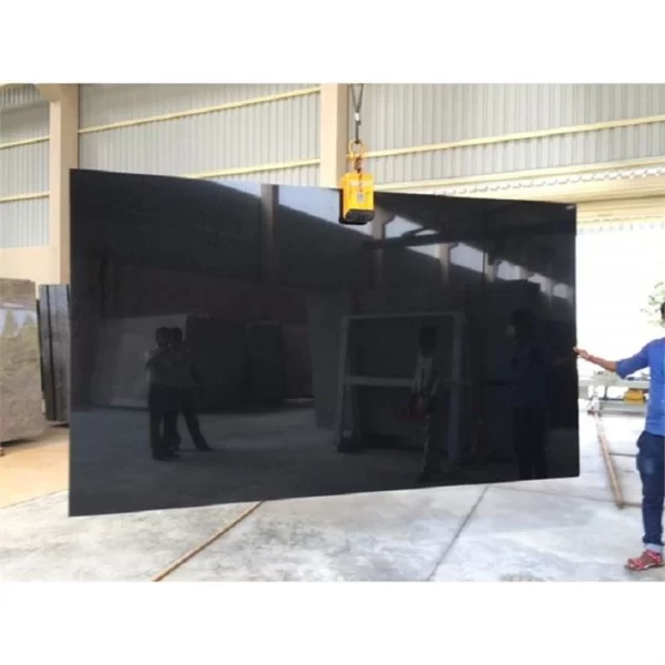 Polished Absolute Black Granite Slab