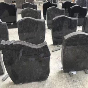 Polished Black Head Stone