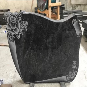Polished Black Head Stone