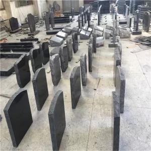 Polished Black Head Stone