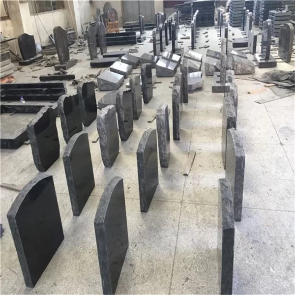 Polished Black Head Stone