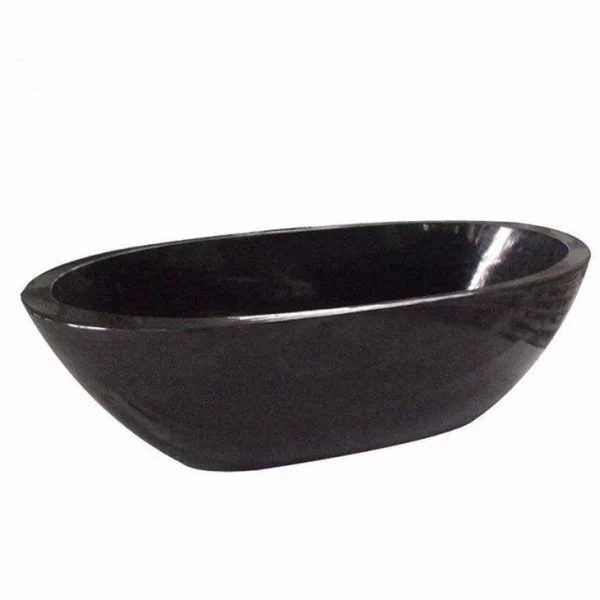 Shanxi Black Granite Freestanding Soaking Bathtubs