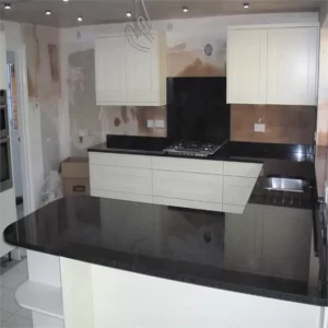 Zimbabwe Black Granite Kitchen Countertops