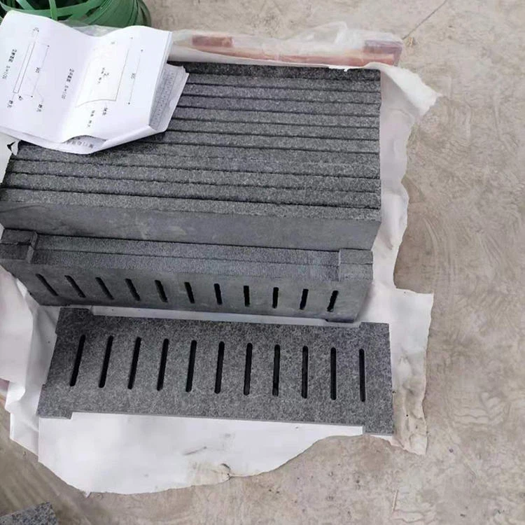 Black Basalt Pool Overflow Drain Grates