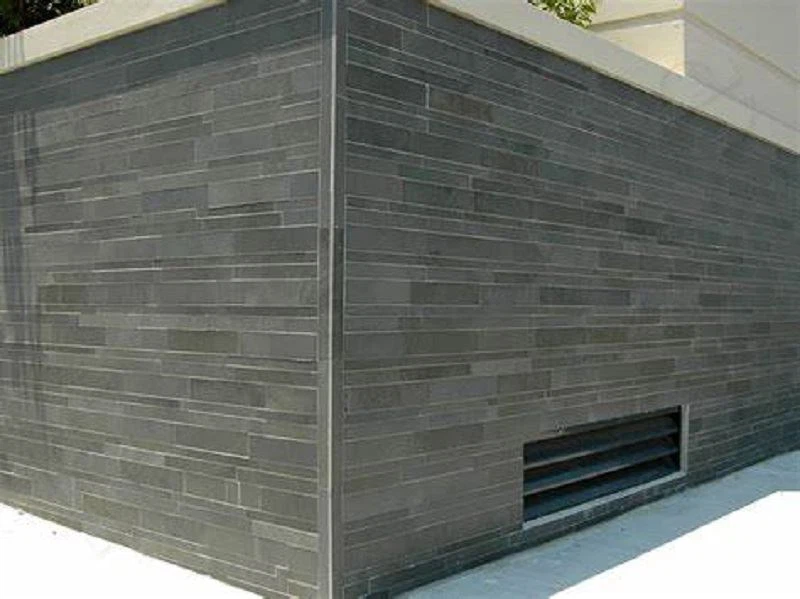 Black Basalt Volcanic Tiles Wall Cladding Stone