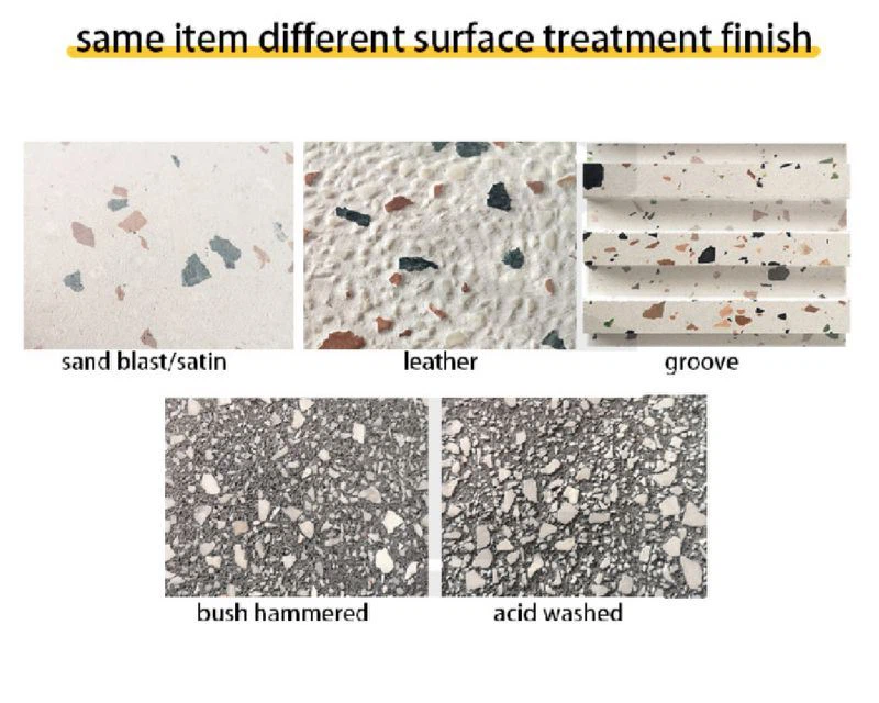 Black Color Terrazzo