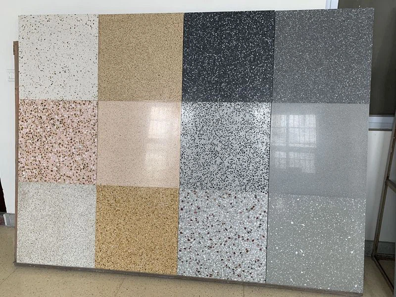 Black Color Terrazzo
