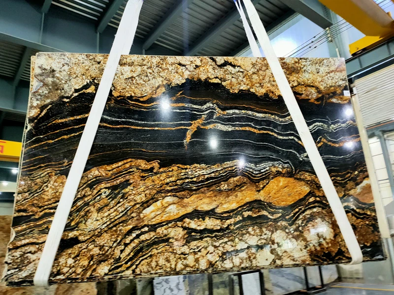 Black Fusion Granite Slabs