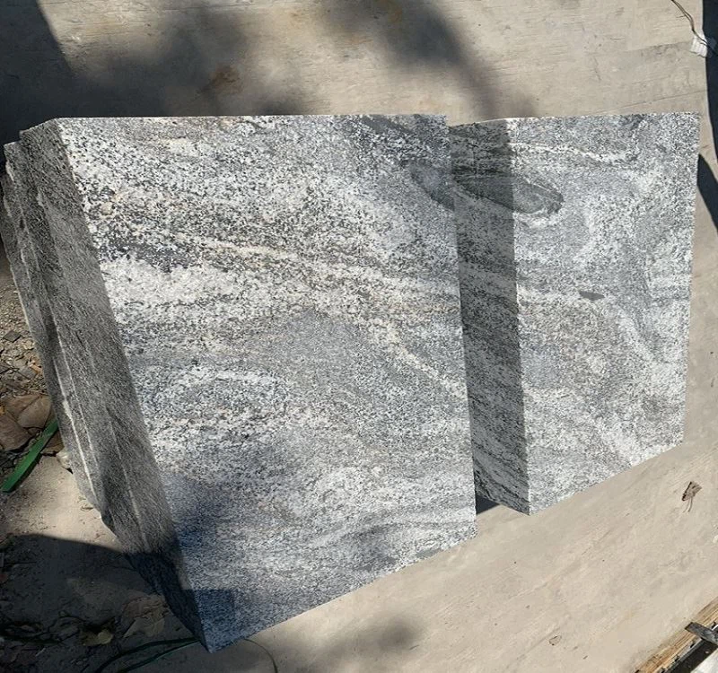 Black Granite With White Veins Flooring Paver