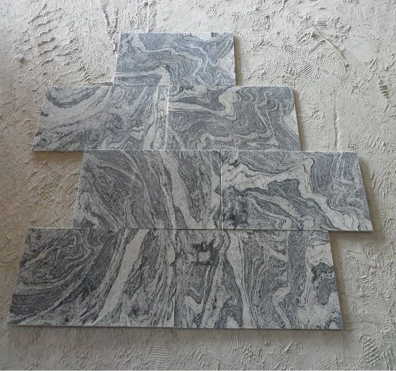 Black Granite With White Veins Flooring Paver