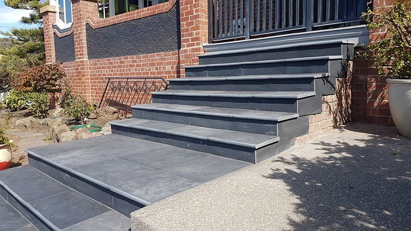 Black Limestone Steps And Treads