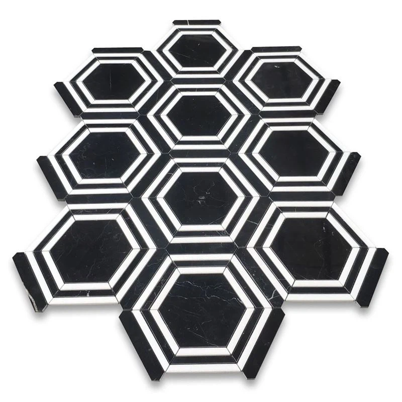 Black Marquina Mosaic