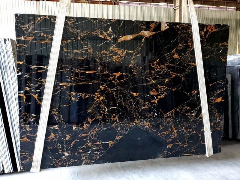 Black Portoro Gold Marble