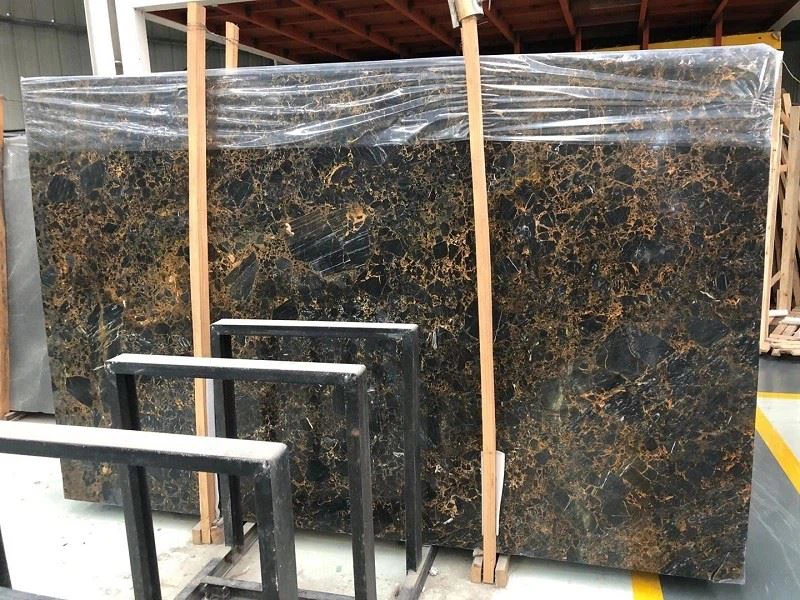 Black Portoro Gold Marble