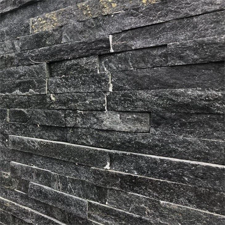 Black Quartzite Culture Stone Wall Panel