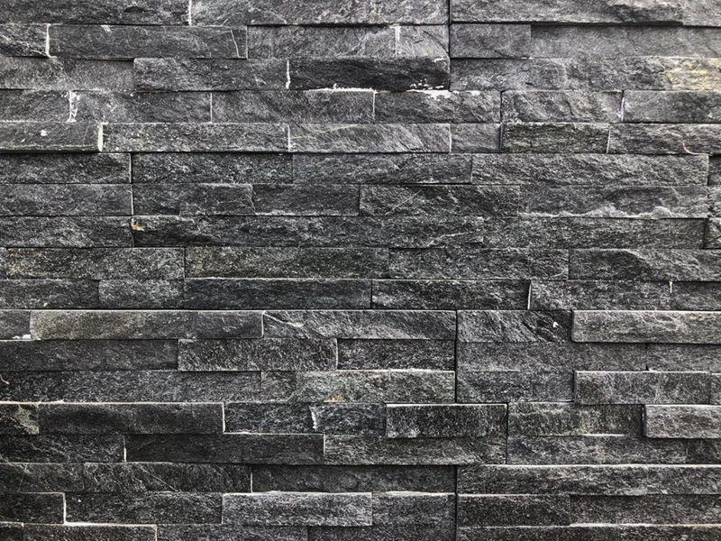 Black Quartzite Culture Stone Wall Panel