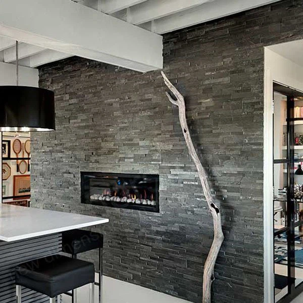 Black Quartzite Wall Panel