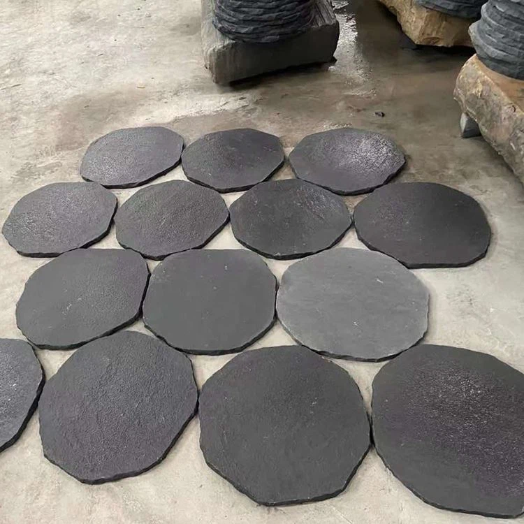 Black Sandstone Stepping Stones