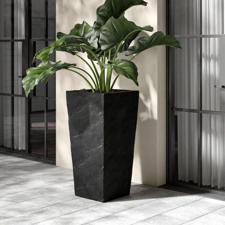 Black Slate Planter