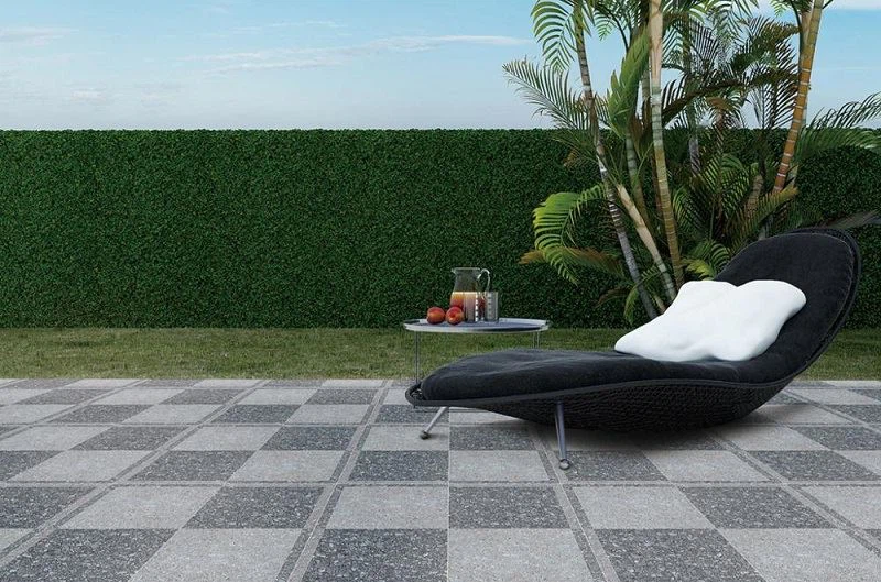 Black Terrazzo Floor Tile