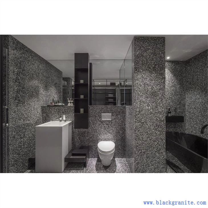 Black Terrazzo Tiles For Flooring