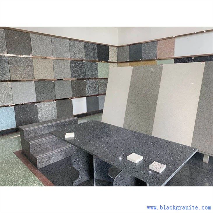 Black Terrazzo Table