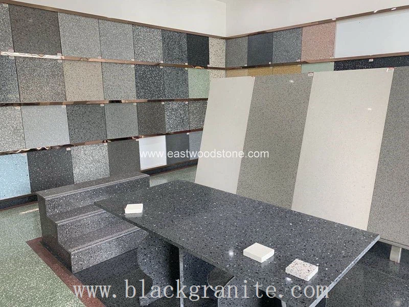 Black Terrazzo and White Terrazzo