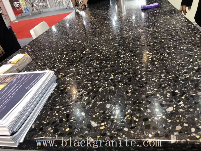 Black Terrazzo and White Terrazzo