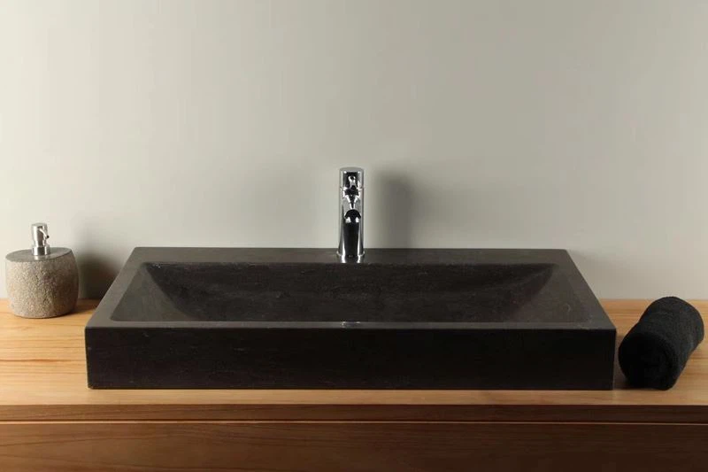 China Blue Limestone Bluestone Vessel Sinks