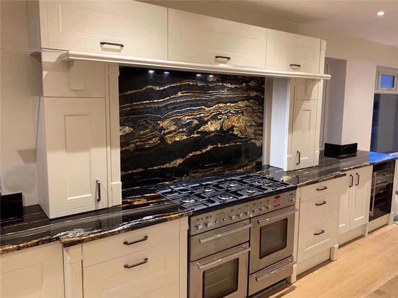 Cosmic Black Granite Countertops