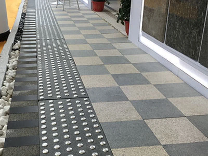 Granite Sidewalk Tactile Blind Stone