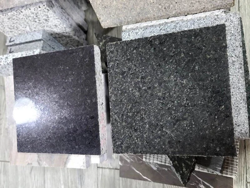 Mongolia Black Granite Slab Flooring Tiles