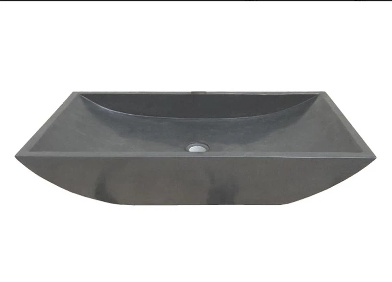 Natural Black Basalt Sink For Home Decoration