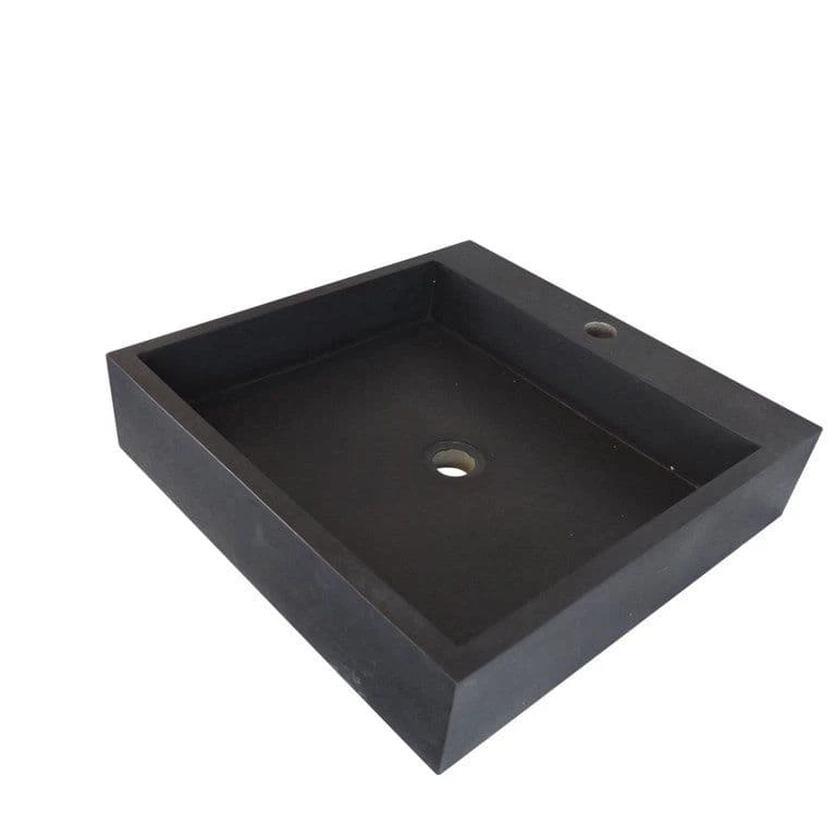 Natural Black Basalt Sink For Home Decoration