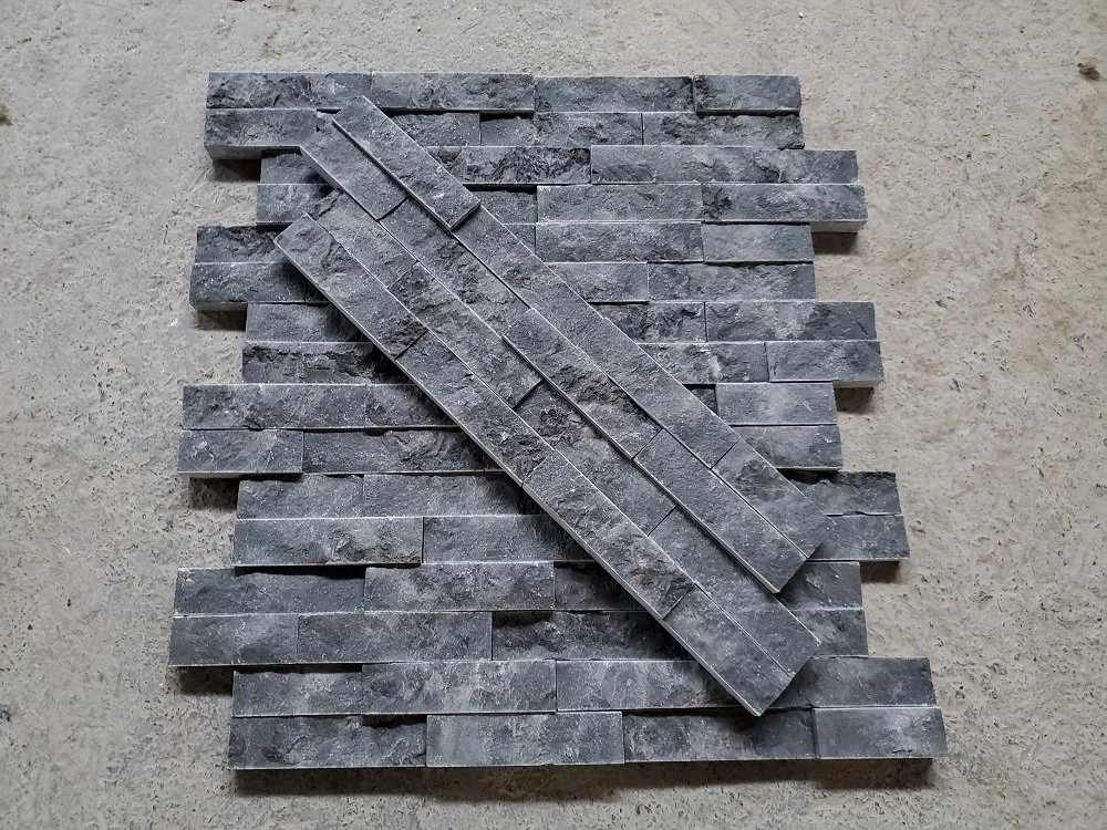 Natural Black Limestone Ledgestone Veneer