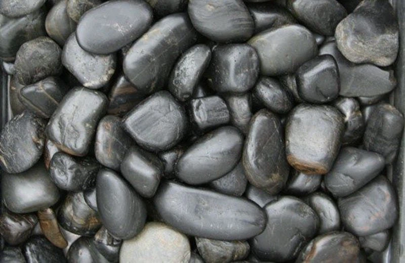 Natural Black Pebble Stone For Garden Landscaping Pebble Stone Loose Pebble