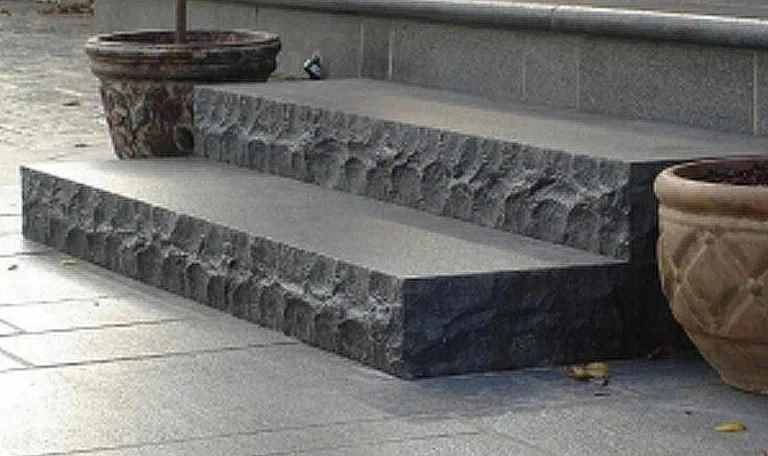 Natural Black Sandstone Tread Steps