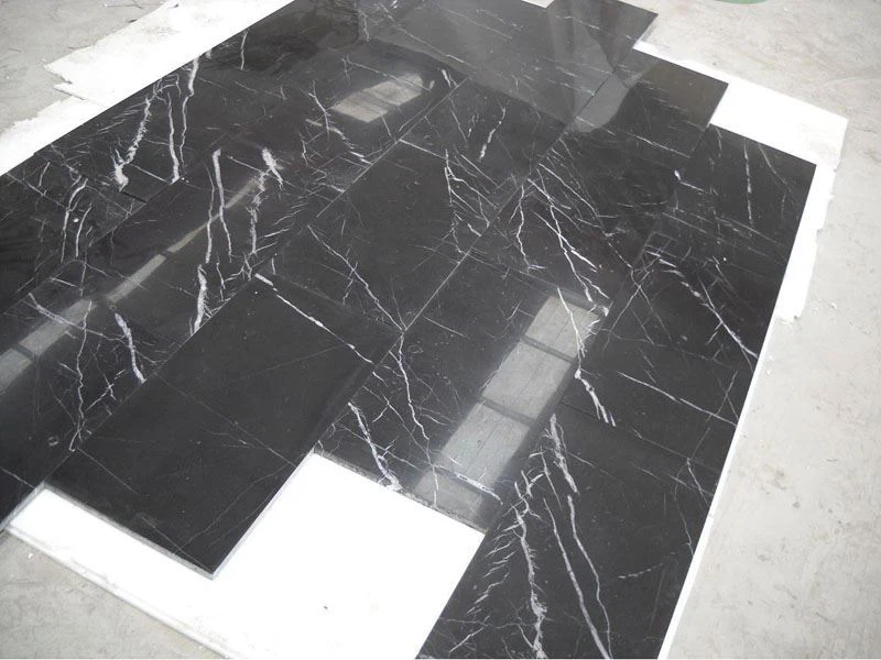 Nero Black Marquina Marble Slabs For Sale