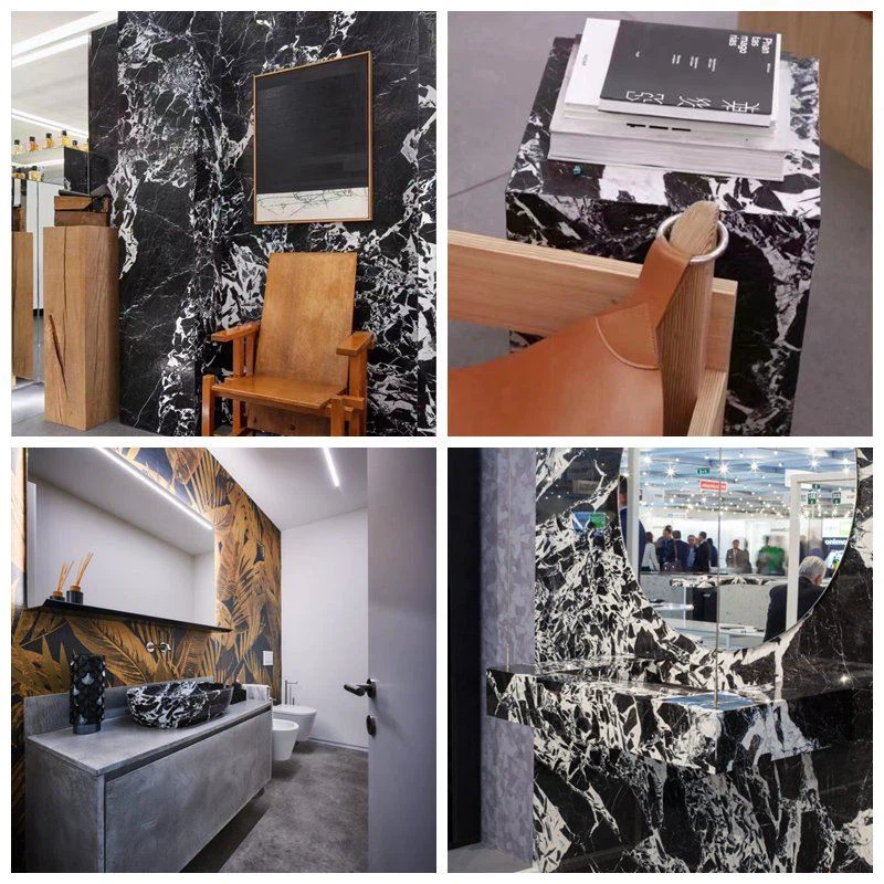 Noir Grand Antique Black Marble Slabs & Tiles