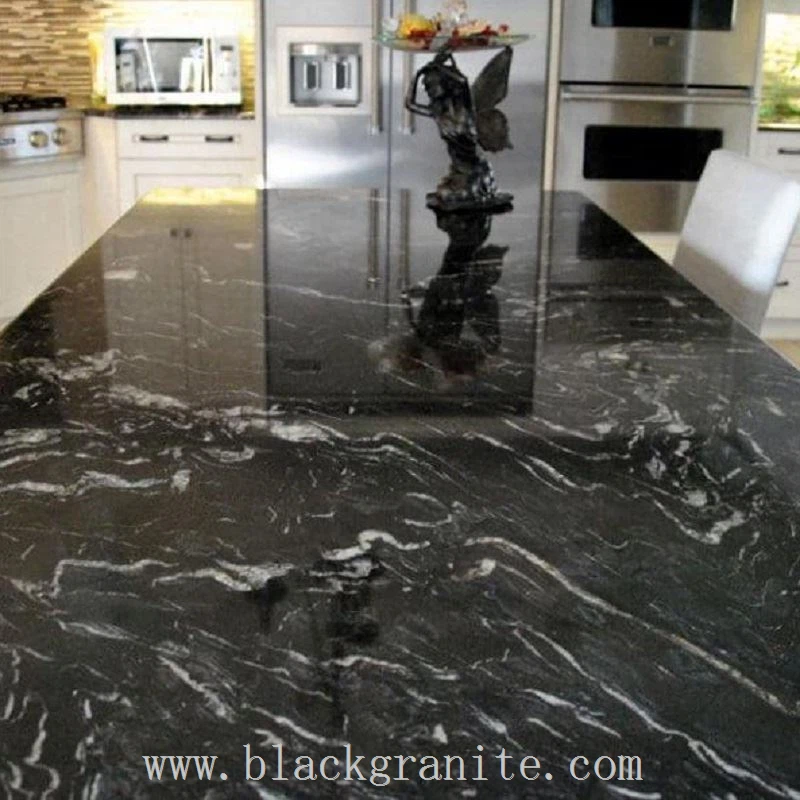 Virginia Mist Black Granite Countertops