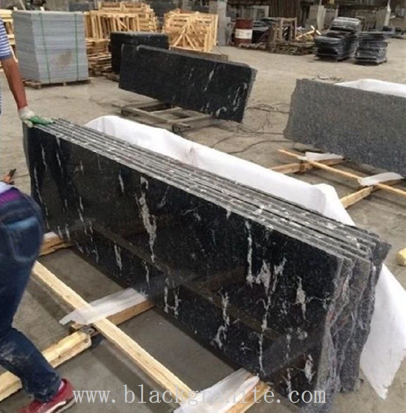 Virginia Mist Black Granite Countertops