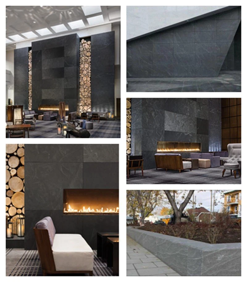 Virginia Mist Black Granite Wall Stone