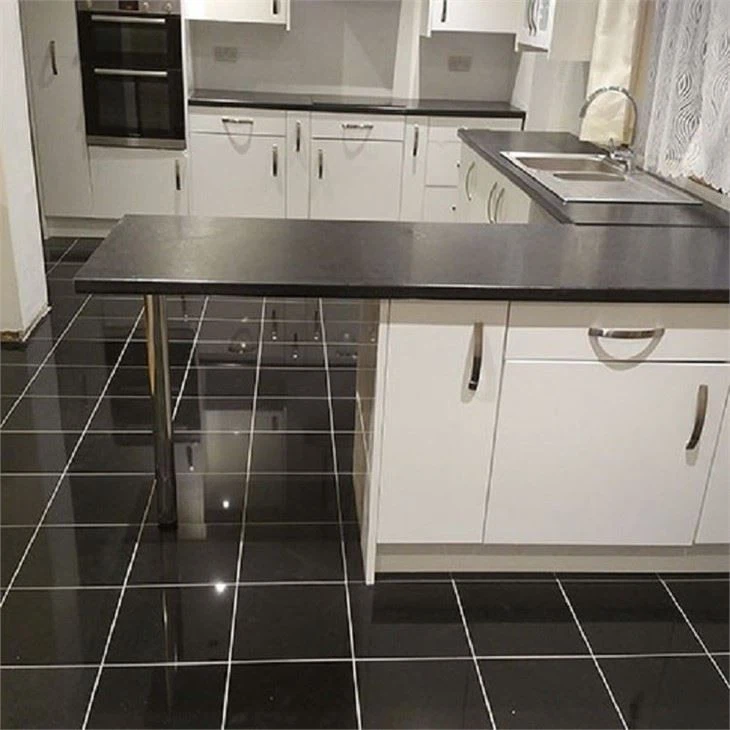 Black Granite Floor Tiles